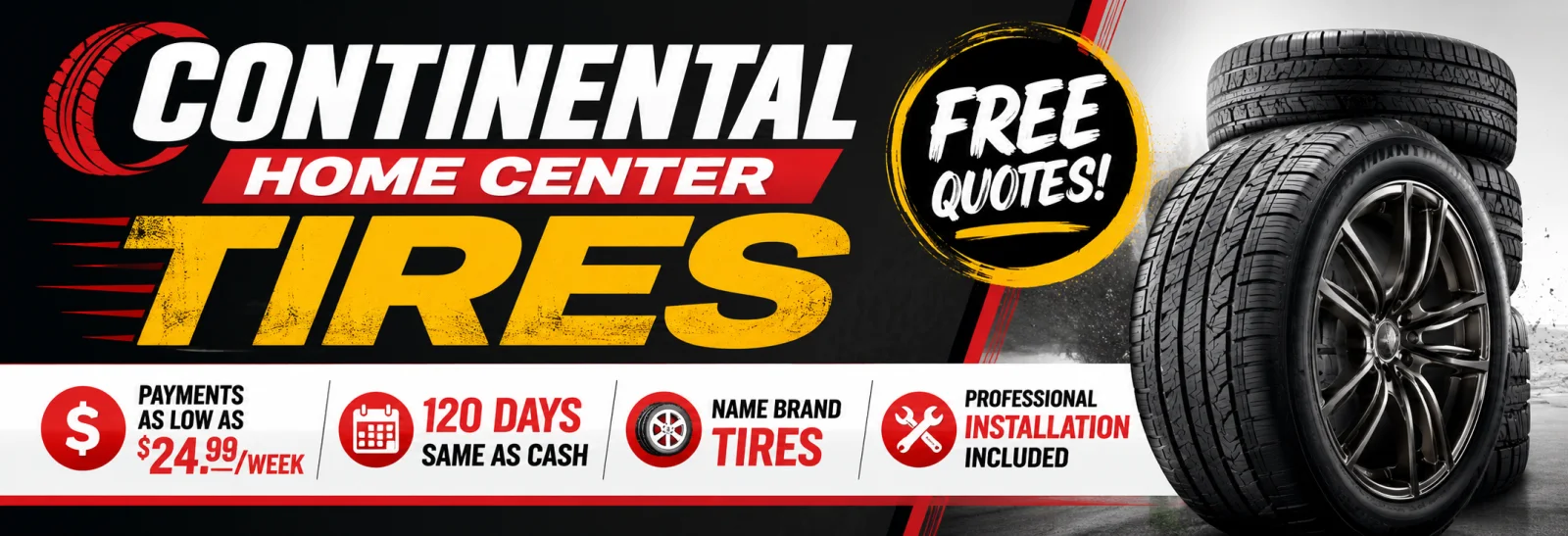 Continental Home Center Rent to Own Tires