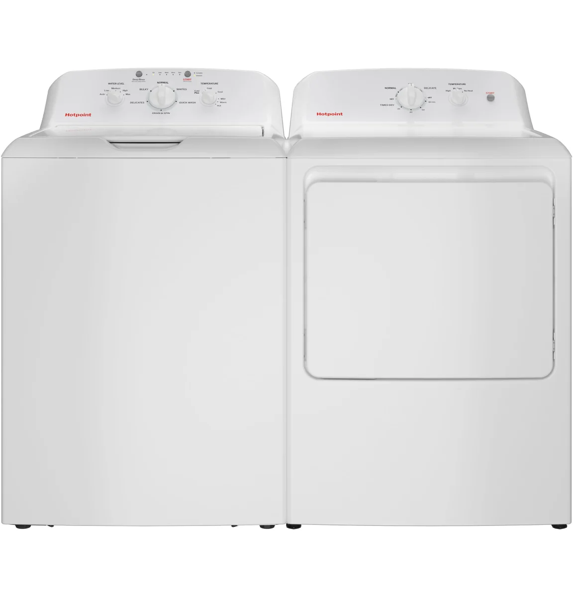 4.0 CF Washer & 6.2 CF Dryer