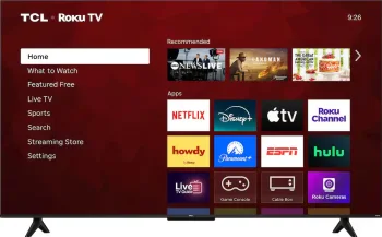 55" 4K UHD W/Roku