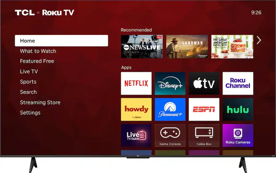 75" UHD HDR W/Roku