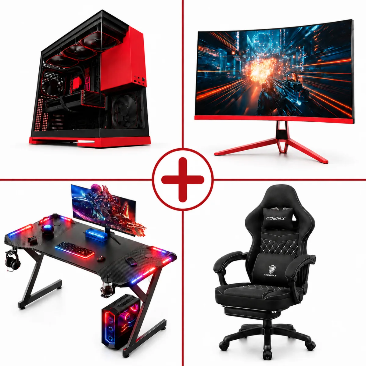 Viper Red Gaming PC Bundle (Level 3)