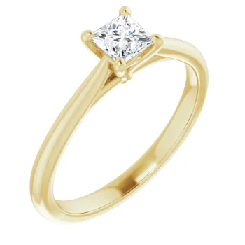 1/2 CT Princess Cut 14KW