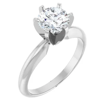 1 CT Round W/14K Gold