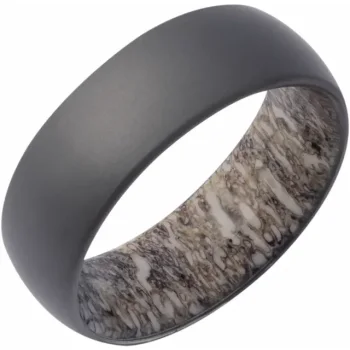 Zirconium 8 mm Elk Antler Interior Sleeve