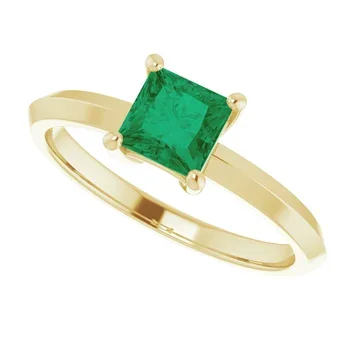 1/2 Carat Emerald 14KY