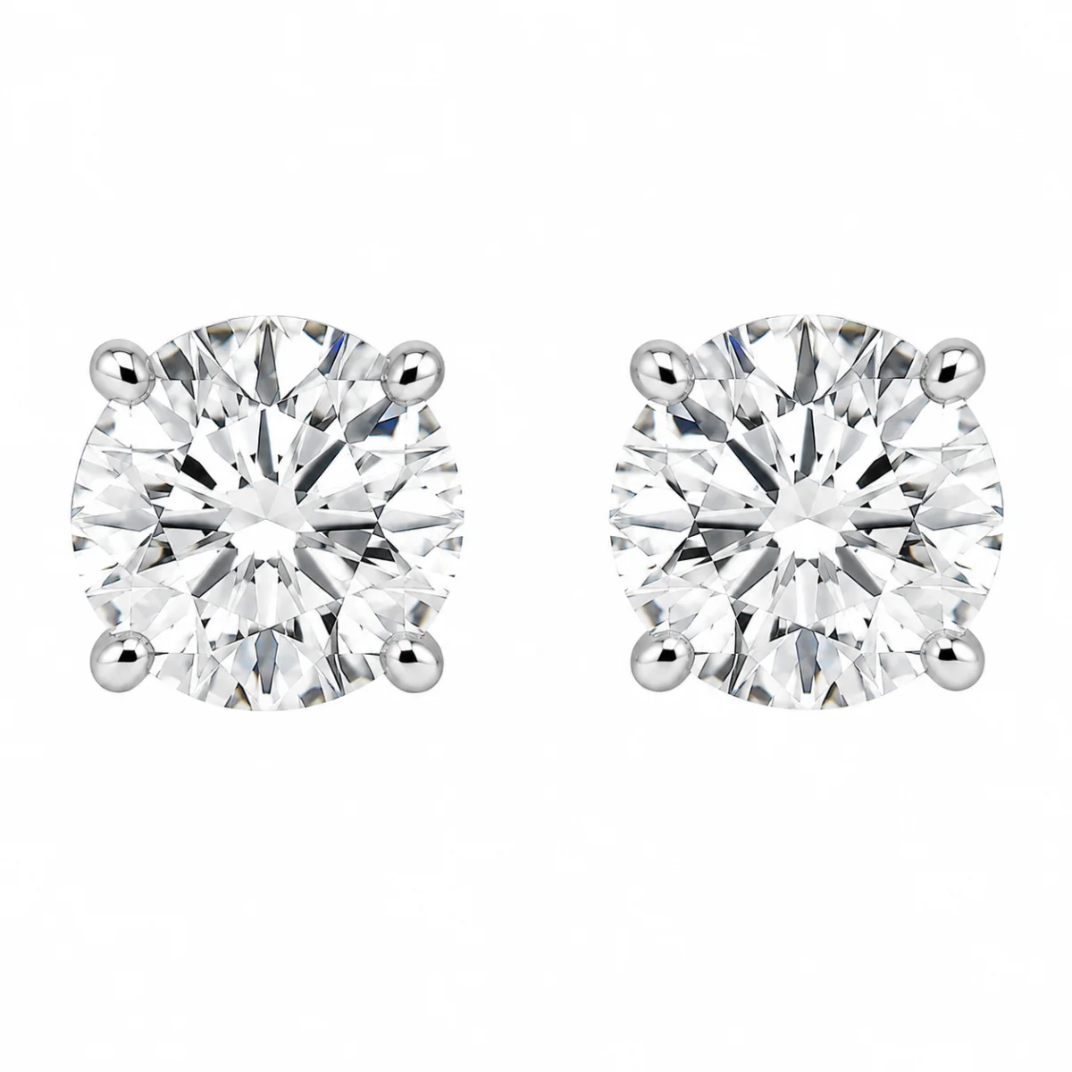 2CTW Lab Diamond Earrings