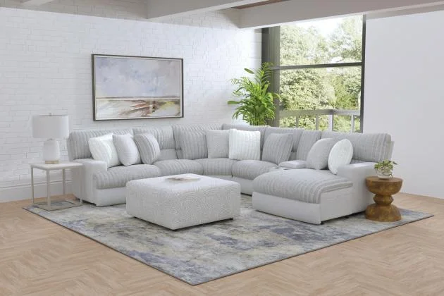 Abraxas Moonstruck modular sectional with 2 recliners and 5 Pcs
