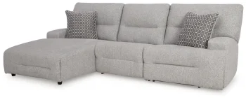 Acklen Place 3-Piece Power Reclining Sectional W/ Adjustable Headrest