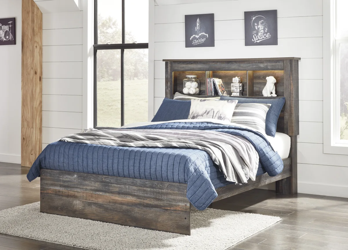 Full | Drystan Bookcase Bed