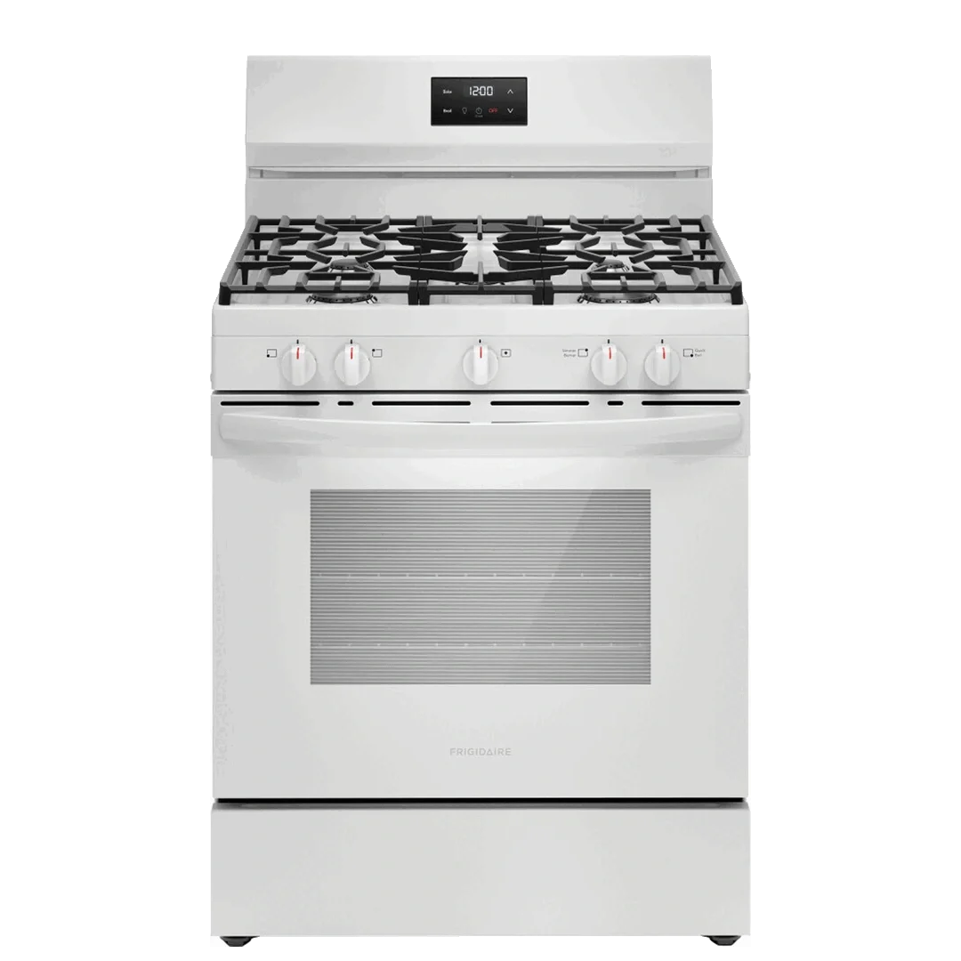 Gas Range - 5 Burner White