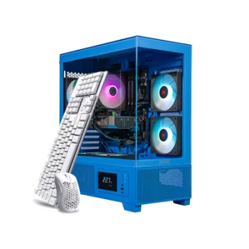Skytech Gaming Cobalt Special Edition Gaming Tower in Blue, Intel i5-14th Gen 14400F