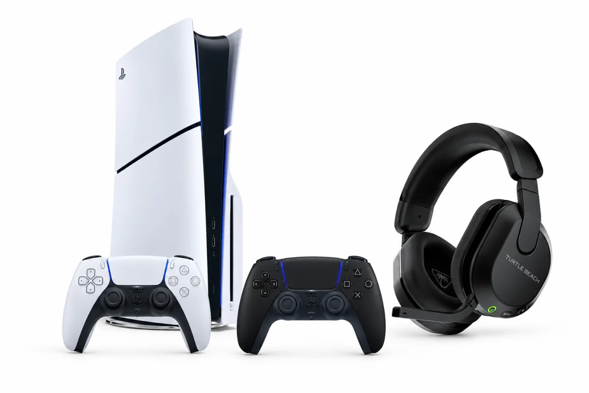 PlayStation 5 Disc Bundle – 2 Controllers + Turtle Beach Headset