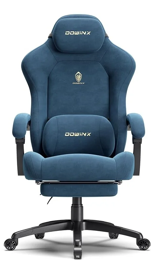 Dowinx Big and Tall Gaming Chair Blue