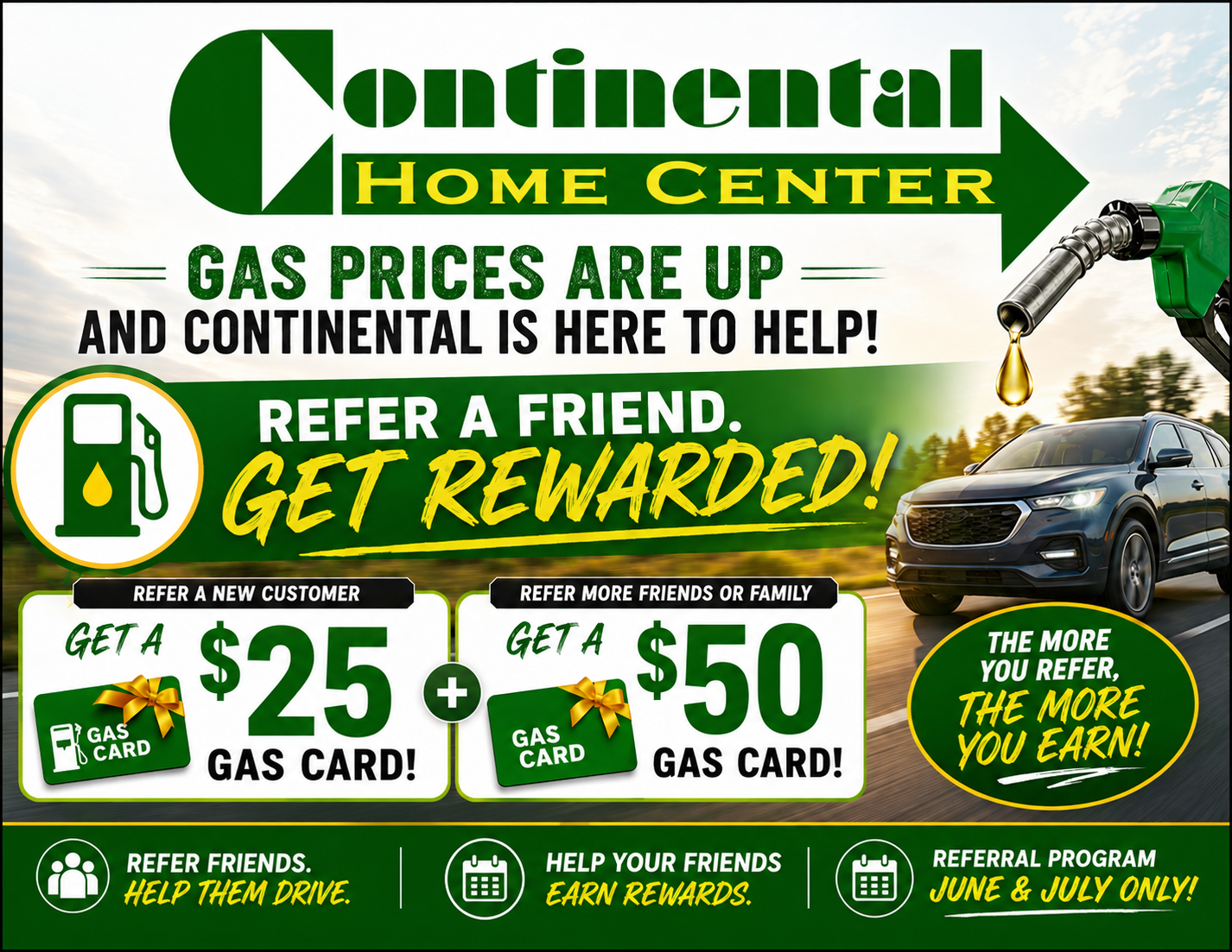 Gas Card Referral Giveaway – Rent to Own Throughout Michigan