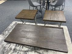                                                              							Coffee and End Table Set
                                                            						 