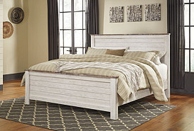  																						Willowton King Panel Bed
																					 