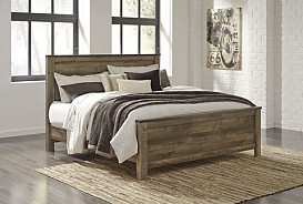  																						Trinell King Panel Bed
																					 