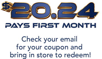 Congrats! You’ve got 7 Months same as cash on a new rental! Check your email for your coupon.